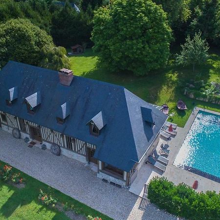 Maison Normande De Caractere A Colombages Saint-Hymer Eksteriør billede
