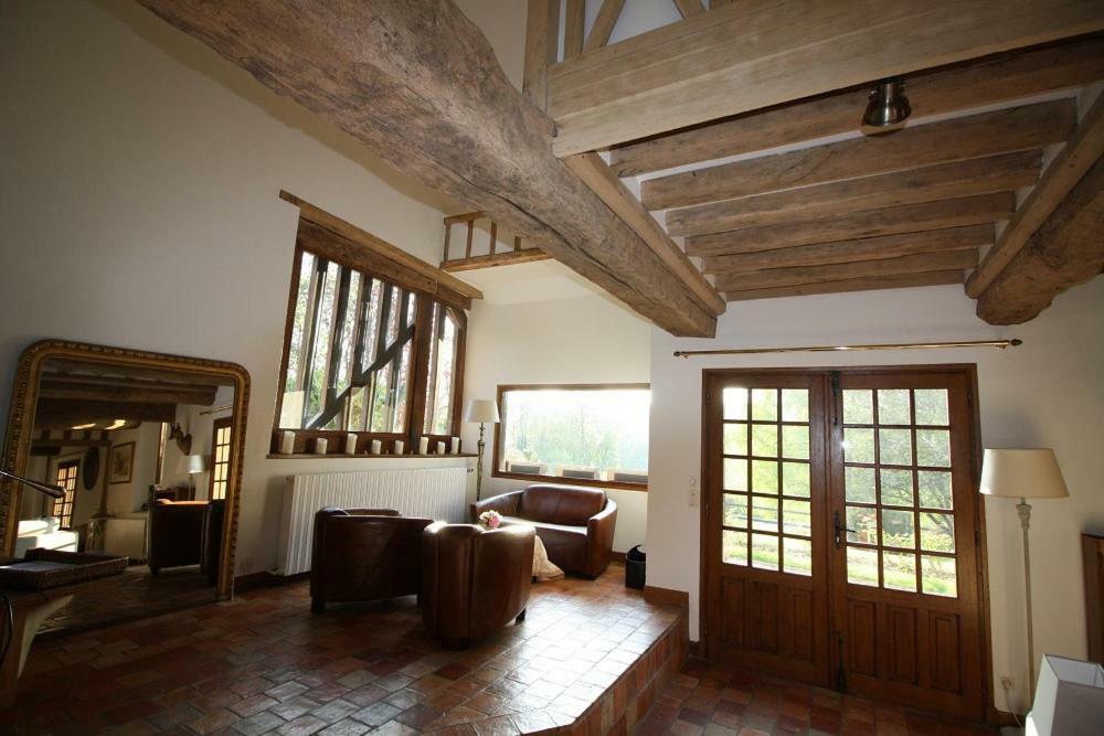Maison Normande De Caractere A Colombages Saint-Hymer Eksteriør billede