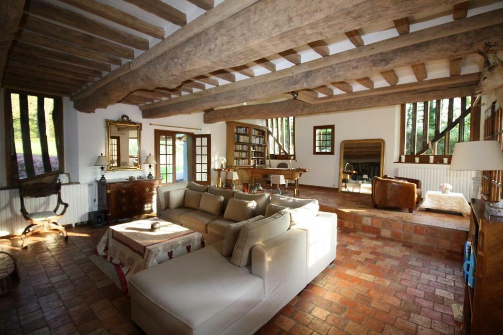 Maison Normande De Caractere A Colombages Saint-Hymer Eksteriør billede